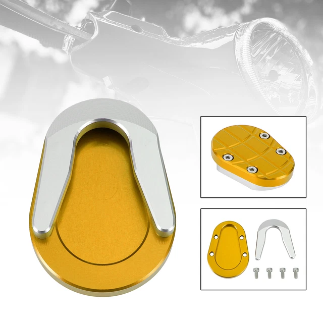 Kickstand Enlarge Plate Pad fit for Vespa Sprint Primavera 150 2013‑2020 Gold SA
