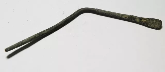 Zurqieh -As10963-  Holy Land. Roman Bronze Spatula. 200 - 300 A.d.