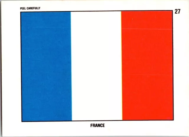 1991 Desert Storm 27 France Trading Card TC CC