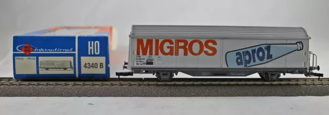 Roco 4340B Schiebewandwagen "Migros" der SBB aus Sammlung mit OVP DC