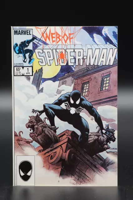 Web of Spider-Man (1985) #1 1st Print Charles Vess Black Costume Cover VF