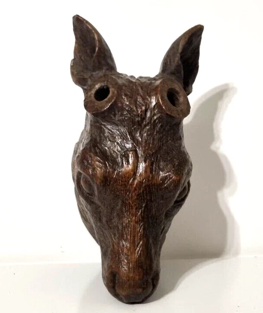 Hunting trophy deer wood carving pediment - Antique french architectural salvage 3