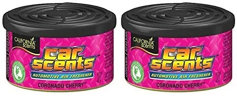 2 x Car, Caravan & Home California Scent Coronado Cherry Air Freshener - BEST!!!