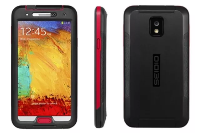 OEM Seidio OBEX Waterproof Case For Samsung Galaxy Note 3 III Note3 Black/Red