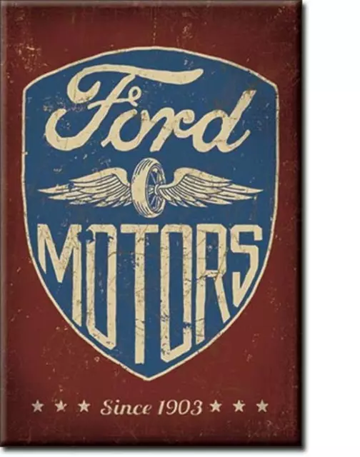 Ford Motors  Vintage Style Werbung USA Magnet Magnetschild