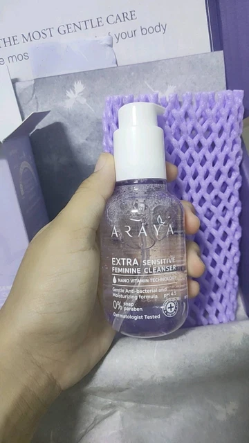 100 ml ARAYA Limpieza Extra Sensible Femenina Punto Oculto Suave NO-parabenos