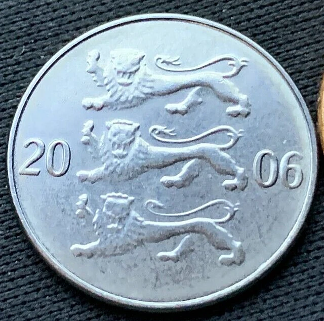 2006 Estonia 20 Senti Coin UNC  ( 2 Million Minted ) RARE CONDITION   #M315