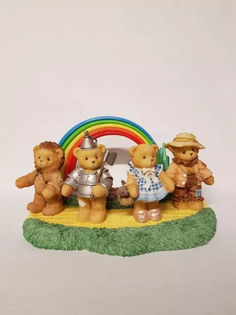 Cherished Teddies Follow The Yellow Brick Road Base Signed by Priscilla Hillman