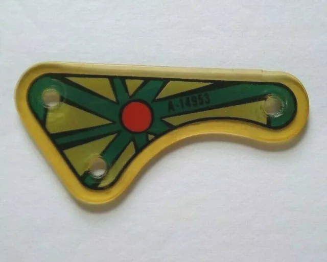 Big Brave / Indian Pinball Machine Original Plastic Part # A-14953 Vintage