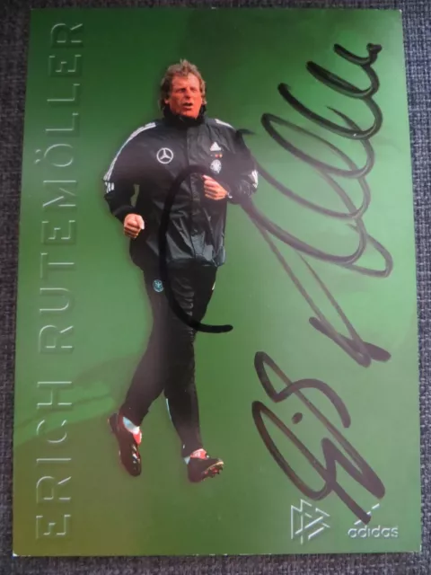 Handsignierte AK Autogrammkarte *ERICH RUTEMÜLLER* Deutschland DFB WM 2002