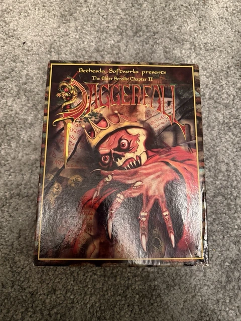 THE ELDER SCROLLS II Daggerfall PC Big Box Game Bethesda 1996 CD Rom £ ...