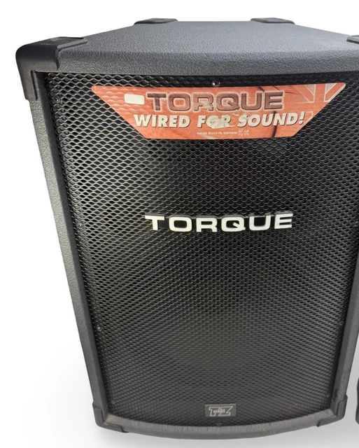 PAIR TORQUE TZ1512 passive PA monitor speakers £150.00 - PicClick UK