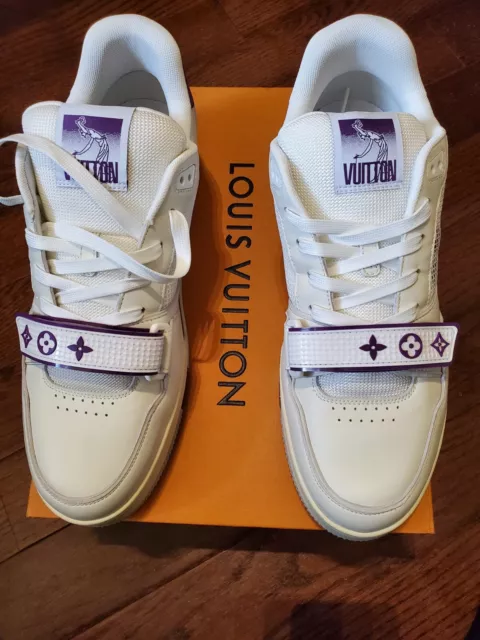 NWB Louis Vuitton x NBA Men's Trainer Sandals White size 10.5LV Aunthentic