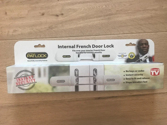 Patlock French Patio Double Doors Security Bolt BNIB