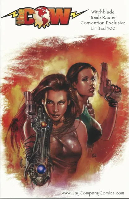 Top Cow Witchblade Tomb Raider #1 Jay Company LE 500 Keu Cha 2004 WWTexas a/e