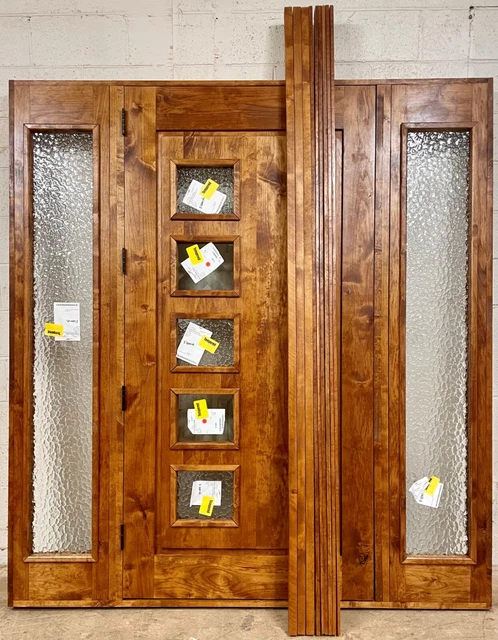 Rustic reclaimed lumber DOOR square top side lites castle winery story book 2