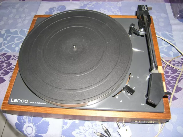 Platine Lenco  1966 Tete Lecture Shure