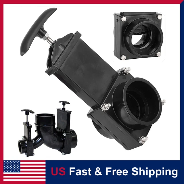 RV CAMPER DUMP Valve Sewer Water Tank Dump Drain Waste Valve Repair