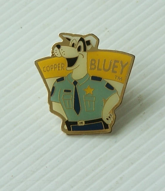 VINTAGE BLUEY DAY Crop A Copper Police Souvenir Lapel Coat Hat Pin Brooch £6.19 PicClick UK