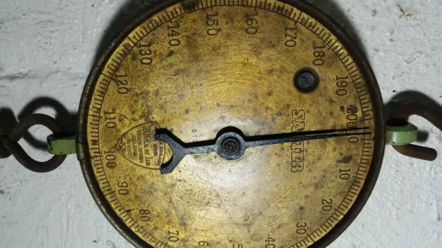 Salter 200lbs antique scales