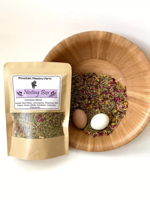 Nesting Box Herbs, Chicken Herbs, Chicken Supplement, Dried Herbs For Nest Box