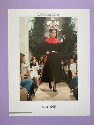 Publicité DIOR MAROQUINERIE   annee  1981 mode  advertising      a1952 