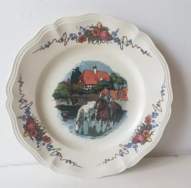 Ancienne assiette Sarreguemines