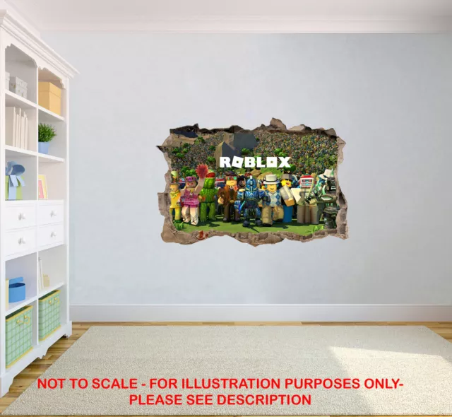 Roblox Gamer sticker Wall Door Laptop Decal