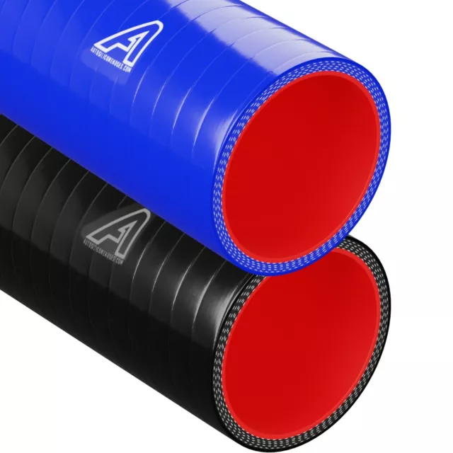 Silicone Hose Fuel & Oil Safe Pipe - 1 Metre Straight Length Tube Air Water