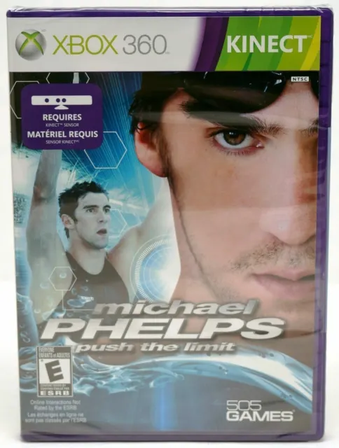 NEW SEALED XBox 360 Michael Phelps Push the Limit Video Game kinect swimming