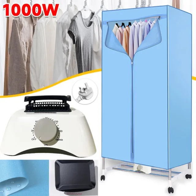 ELECTRIC CLOTHES DRYER 15KG INDOOR WET LAUNDRY WARM AIR DRYING POWERDRI