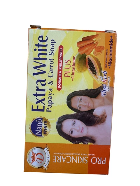 ORIGINAL NANO EXTRA White Natural Papaya Soap 160g £6.52