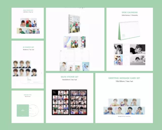 BTS 2020 Official Seasons Greetings Split Items + Gift + Tracking # US Seller