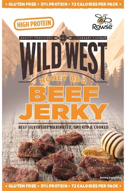 Carne secca Wild West Honey barbecue manzo jerky 70 g (5,70 EUR/100 g)