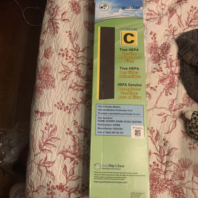 GermGuardian Air Purifier C FLT5000 Genuine HEPA Replacement Filter