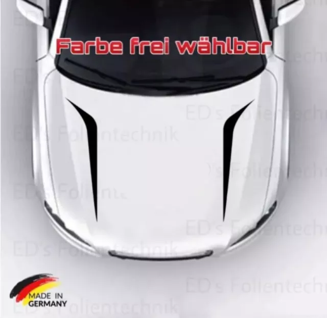 MOTORHAUBE AUFKLEBER LUFTHUTZE Auto Tuning Racing Sticker Dekor  Rallyestreifen EUR 15,99 - PicClick DE