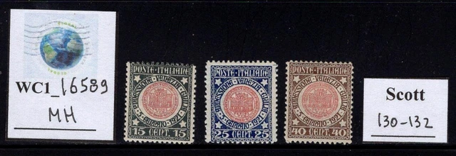 WC1_16589. ITALY. 1921 ANNEXATION VENEZIA GIULIA set. Sc. 130-132. MH