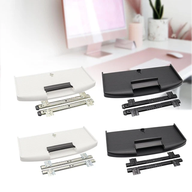 Keyboard Tray Stores Under Desk Desk Extender Ergonomic Clamp-on