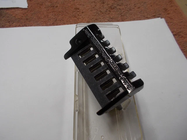 Vintage 80's Kahler USA 2500 black fulcrum tremolo bridge base plate / frame