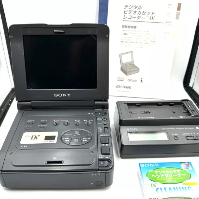 Sony GV-D900 Ntsc Mini Dv Digital Vidéo Cassette Walkman Recorder en Partie Mis 2