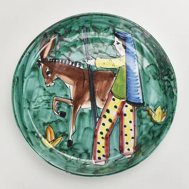 ITALIAN ART POTTERY Bowl Dish Mid Century Modern Irene Kowaliska Style ...