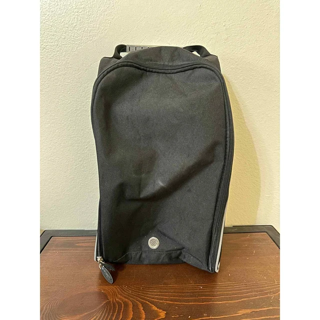 Caddy Daddy Golf Deluxe Golf Shoe Carry Bag Black/Gray