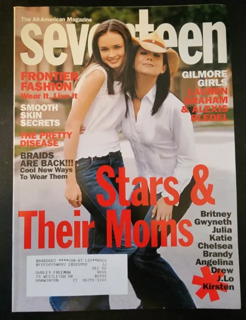 Seventeen Magazine May 2002 Lauran Graham, Alexis Bledel Gilmore Girls