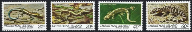 1981 Christmas Island SG# 144-147 Reptiles Mint MUH MNH