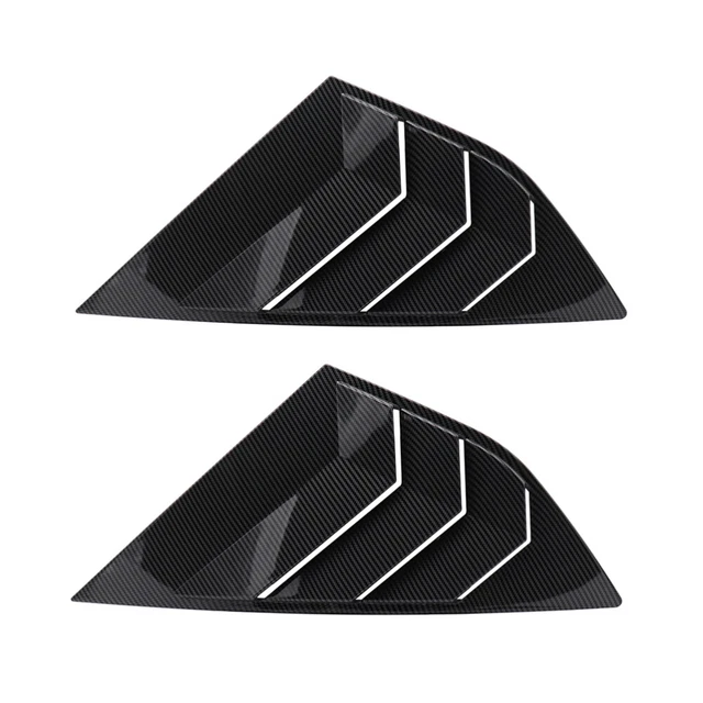 1 para ABS accessori auto lunotto tende laterali Tuyere Louvers Vent Panel
