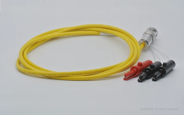 KeyFactor TRIAX-Alligator Clip Cable Assembly Probe Station I-V/C-V Accessory KeyFactor TRIAX-Alligator Clip Cable Assembly Probe Station I-V/C-V Accessory