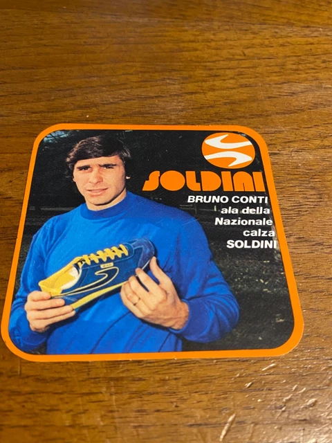 ADESIVO BRUNO CONTI Nazionale Soldini Calazature Sport anni 80