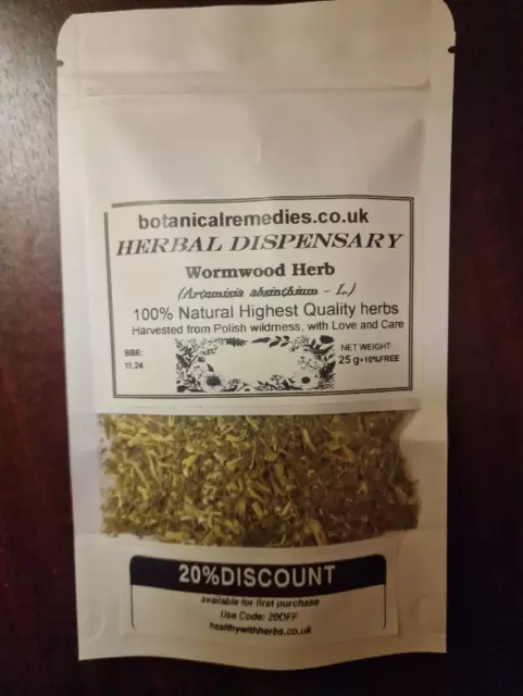 Wormwood herb tea (Artemisia absinthium L.) 10g - 1kg