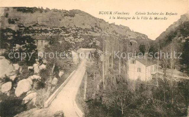 13104100 BUOUX COLONIA Scolaire Des Enfants A La Montagne De La Ville 