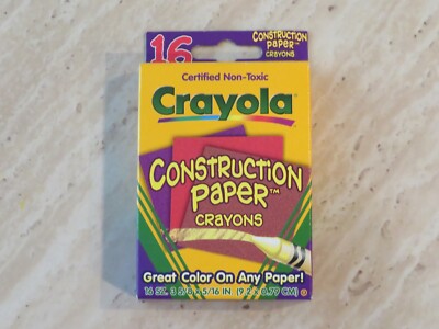 Crayola Nuovo Raro Vintage Crayola Pastelli Non Usato 16 Conte Scatola " Metallico Fx " 